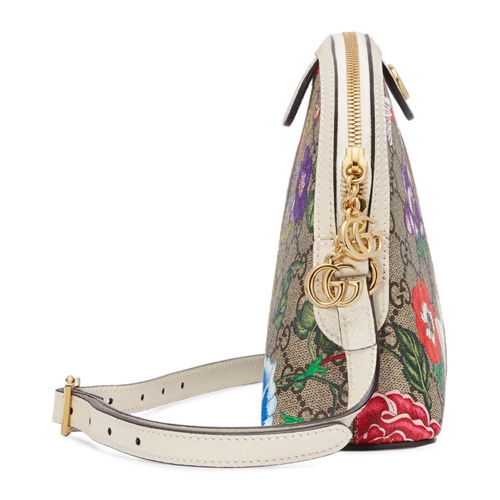 Gucci Ophidia Flora Beige Shoulder Bag - Picture 4 of 7